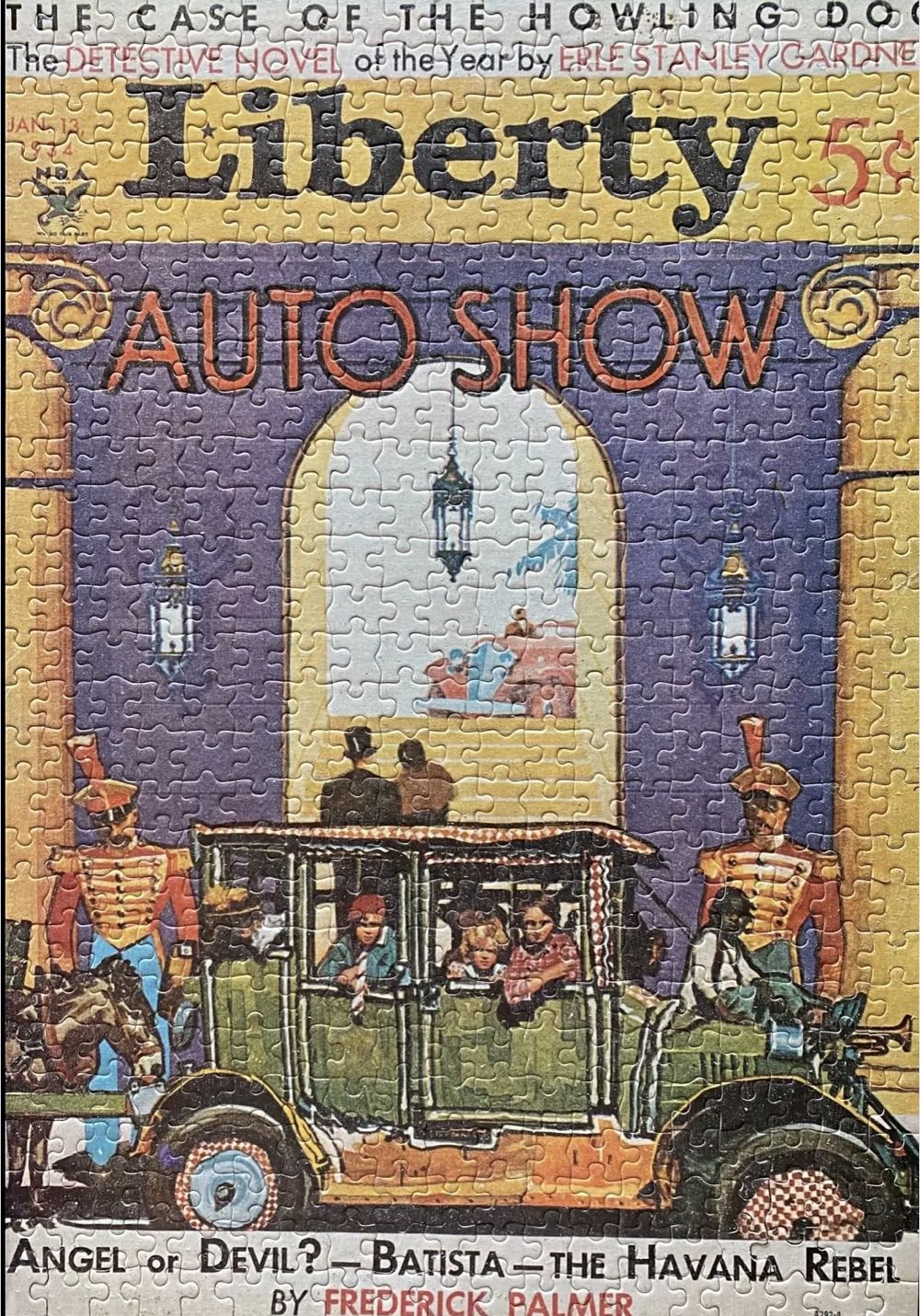 0021 Milton Bradley: Liberty - Auto Show - Milton Brady puzzle collectible - Main Image 2