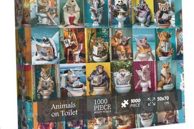 Animals On Toilet - BBOLDIN puzzle collectible - Main Image 2