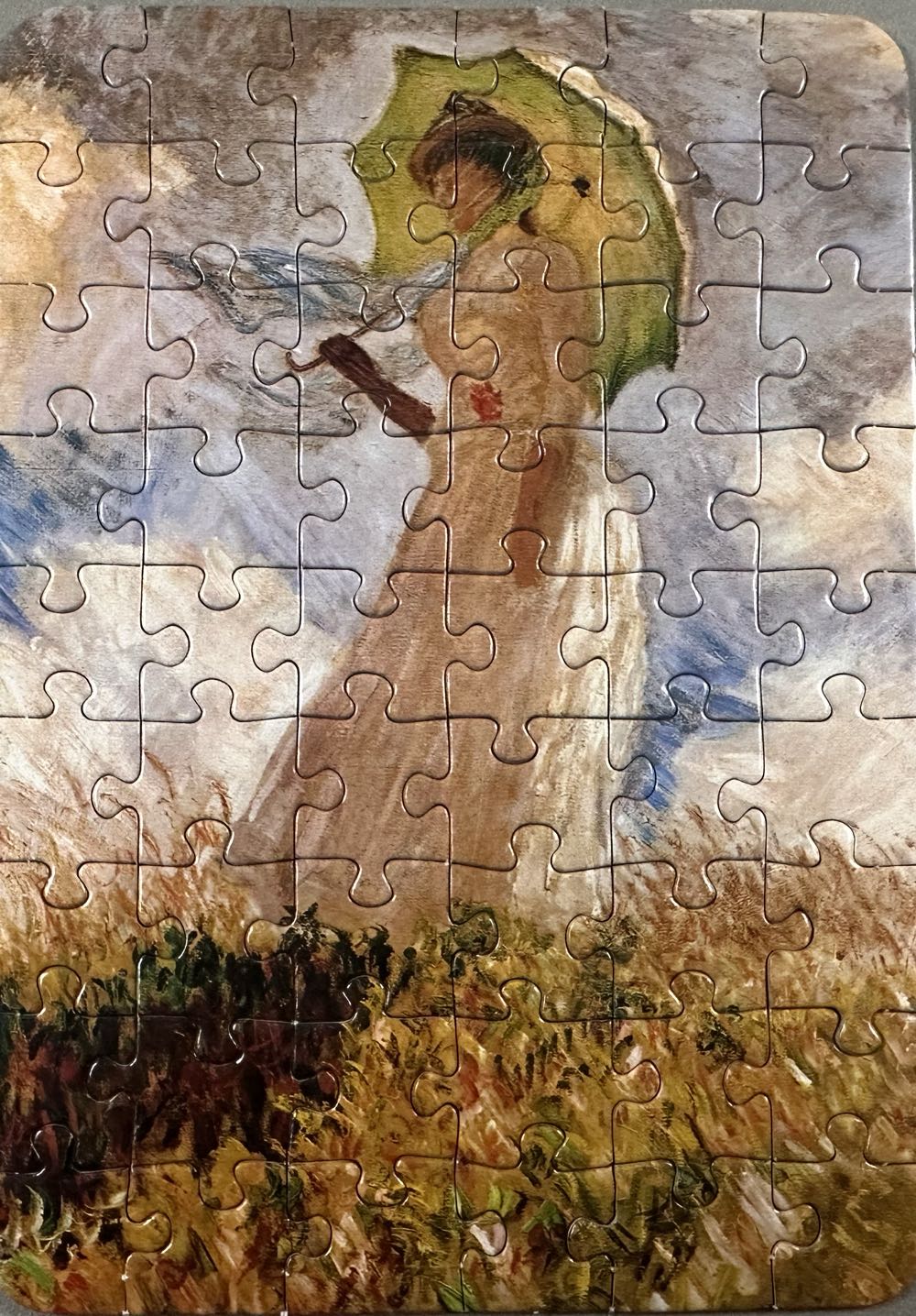 Woman With Parasol - Platnik puzzle collectible [Barcode 9001890501098] - Main Image 2