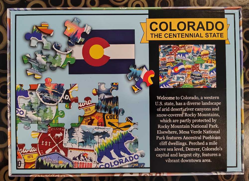 Colorado The Centennial State - Impact Merchandise puzzle collectible [Barcode 77700000012] - Main Image 4