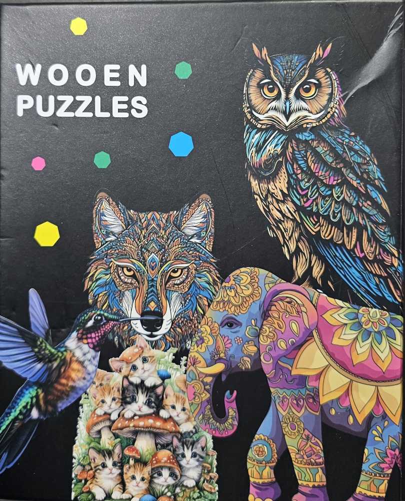 Horse & Floral - Wooden Puzzle puzzle collectible - Main Image 2