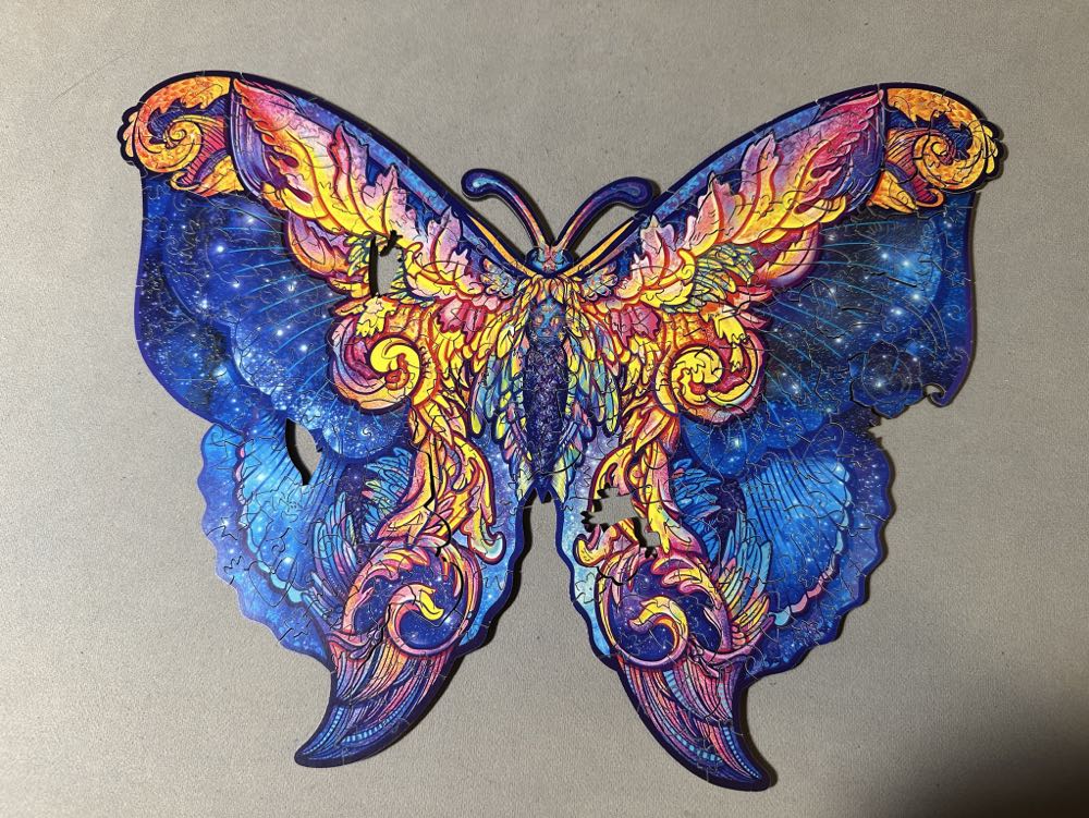 Woodeb Butterfly  puzzle collectible - Main Image 2