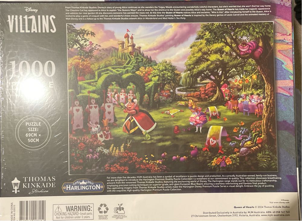 Disney Queen Of Hearts - Harlington puzzle collectible [Barcode 9317762203152] - Main Image 2