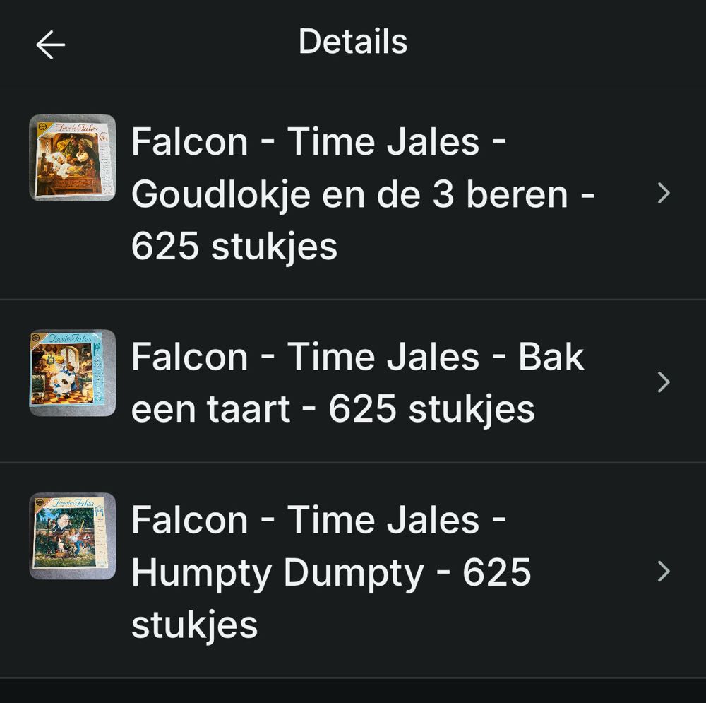 Timeless Tales Pat A Cake - Falcon de luxe puzzle collectible [Barcode 5011145037863] - Main Image 4