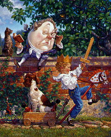 Timeless Tales Humpty Dumpty - Falcon de luxe puzzle collectible [Barcode 5011145036804] - Main Image 2