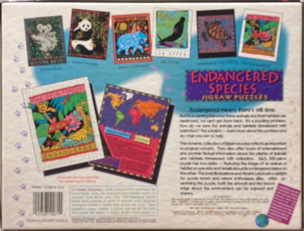 Asian Elephant - Decipher Inc. puzzle collectible [Barcode 045748100711] - Main Image 2