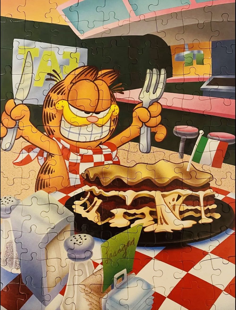 0035 Golden: Garfield - Golden puzzle collectible - Main Image 2