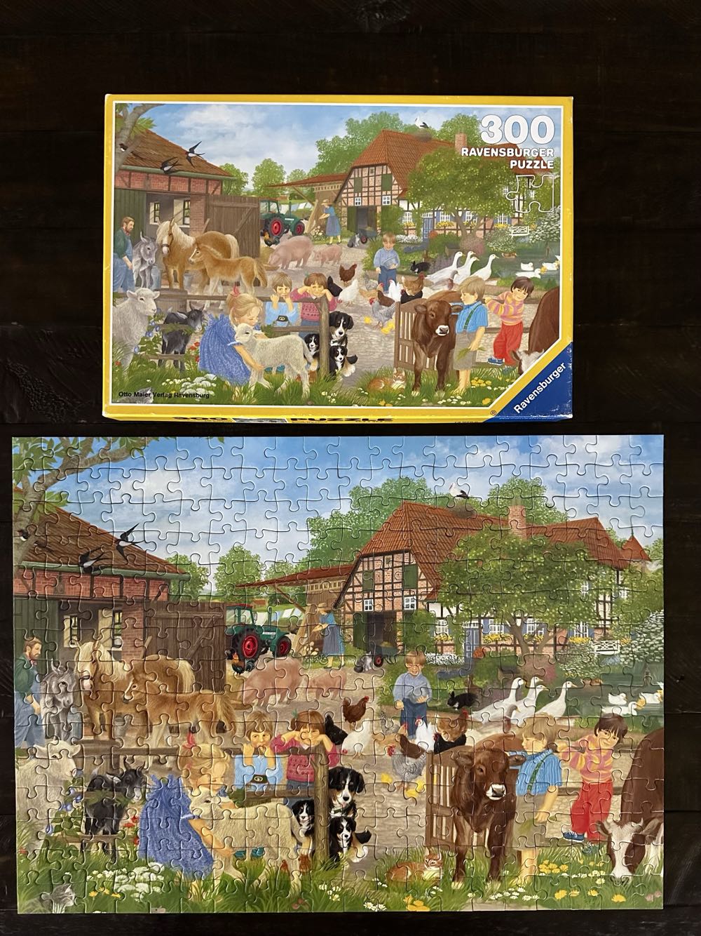 Animals at the Farm - Ravensburger puzzle collectible [Barcode 4005556130498] - Main Image 3