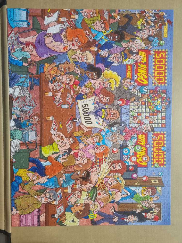 Jumbo Mystery Bingo Puzzel Wasgij Blunder 19  puzzle collectible [Barcode 8721017605935] - Main Image 2