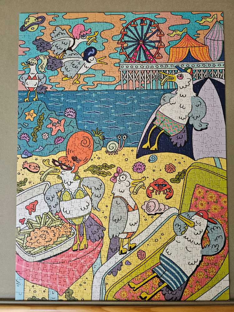 Gull Trouble - Birdie Puzzles puzzle collectible [Barcode 850050355236] - Main Image 2