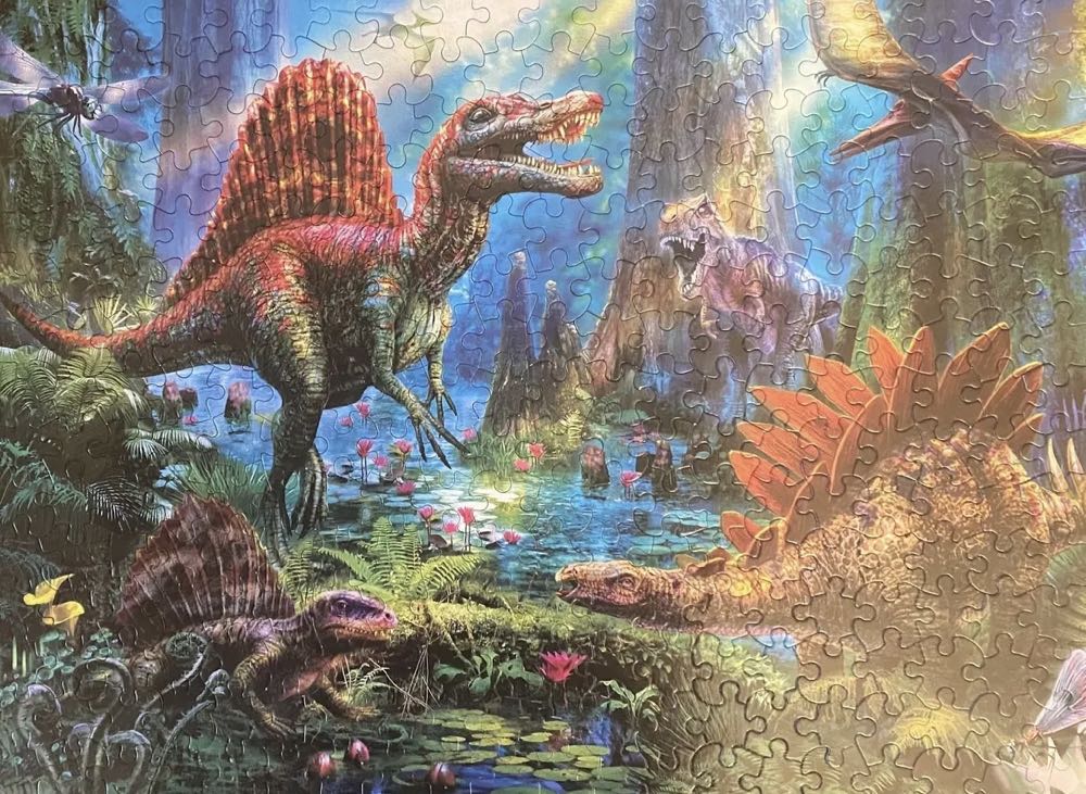0055 Ceaco: Prehistoria - Spinosaurus - Ceaco puzzle collectible - Main Image 2