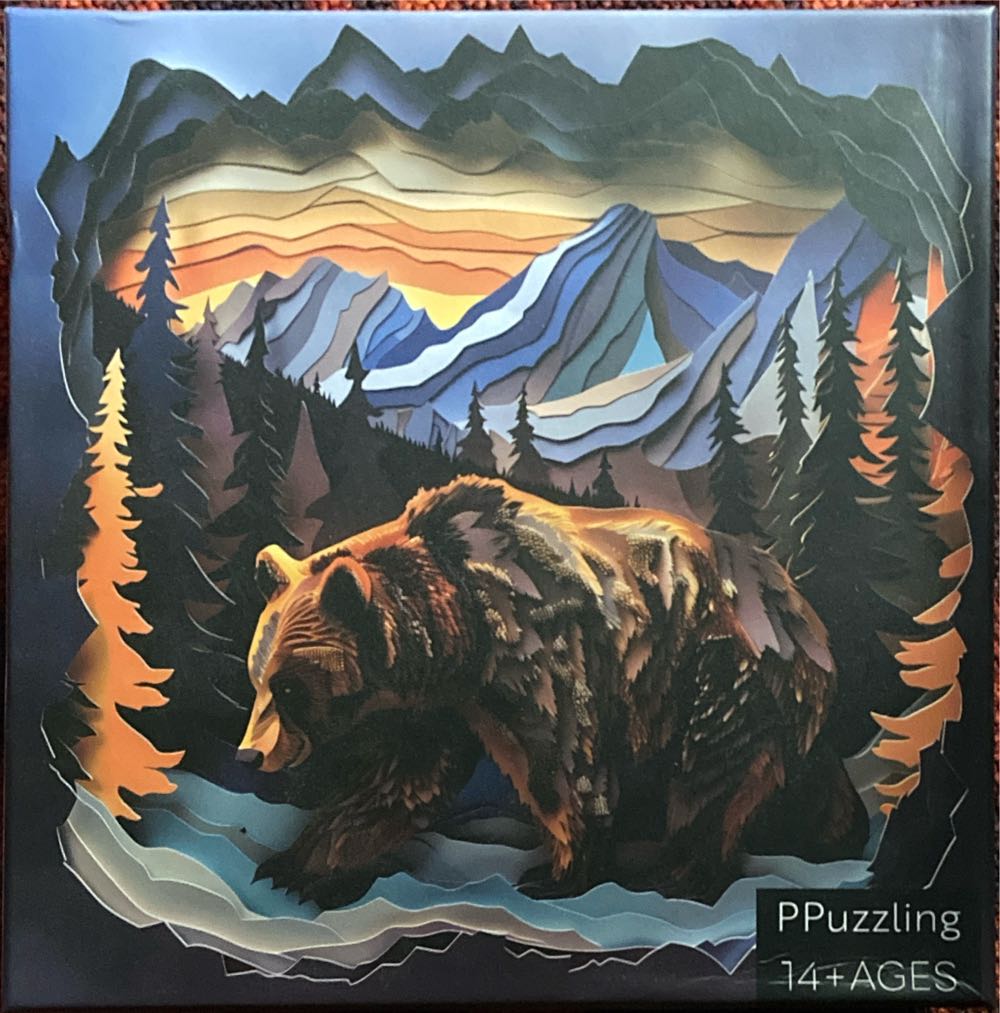 eeBoo English Cottage Christmas 1000 Piece Puzzle