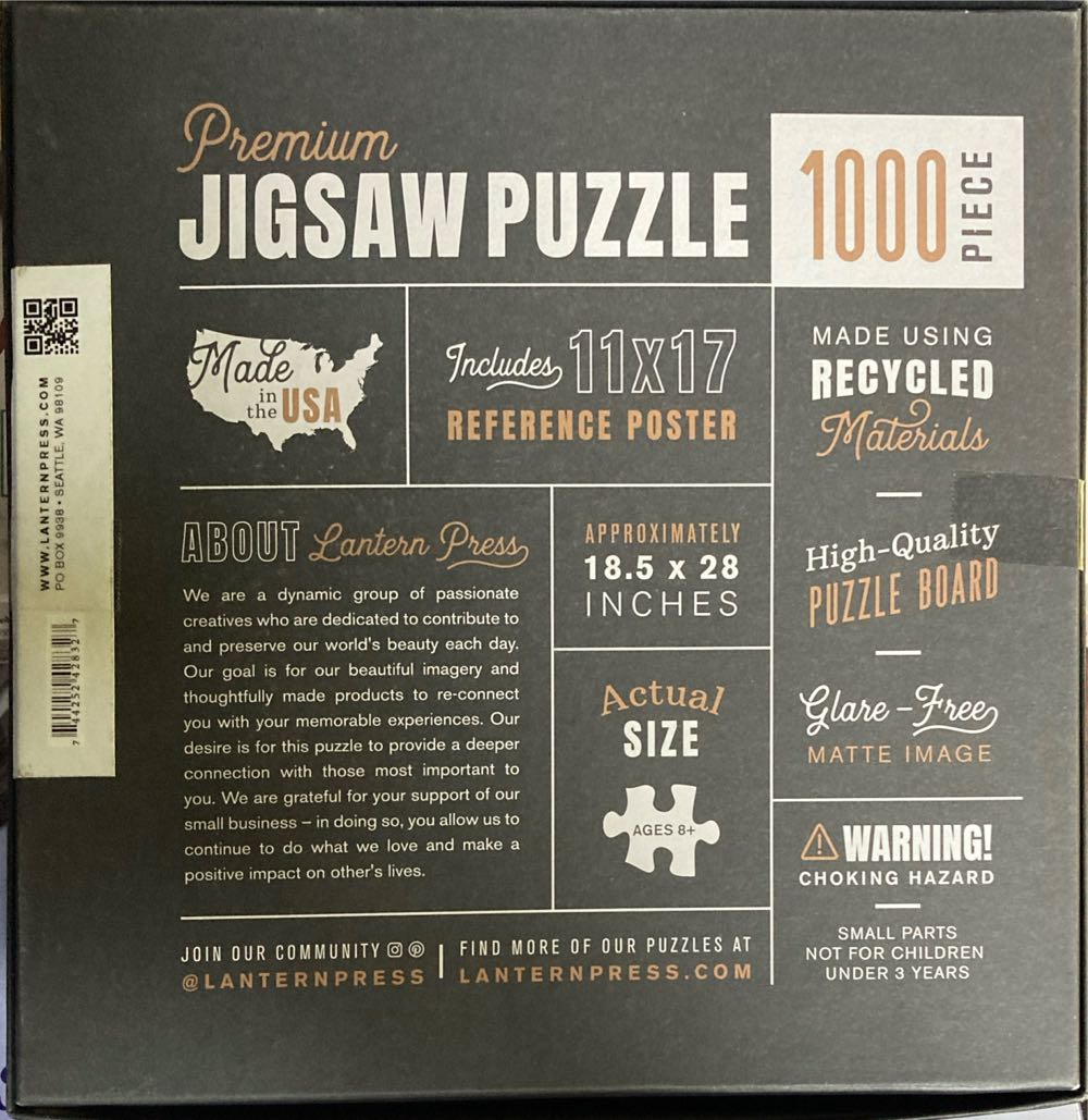 Estes Park Colorado Hiker & Mountain Scene - Lantern Press puzzle collectible - Main Image 2