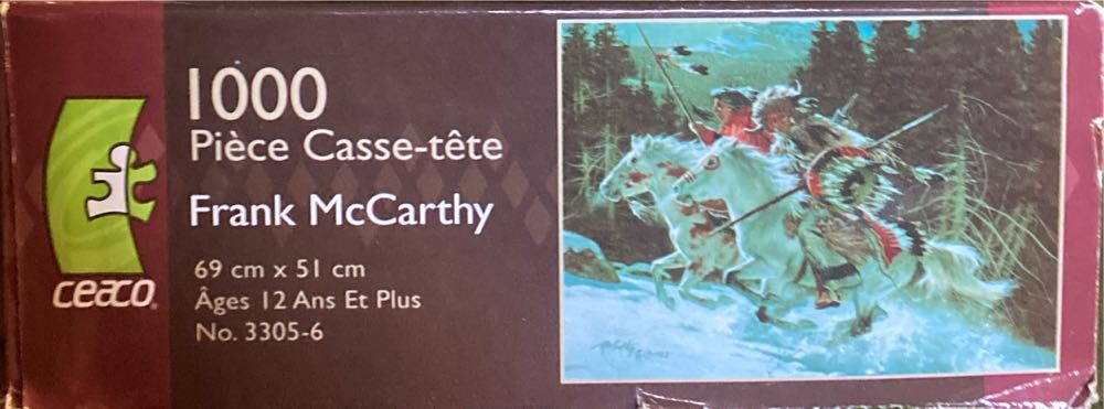 In The Land Of The Winter Hawk - Ceaco puzzle collectible - Main Image 2