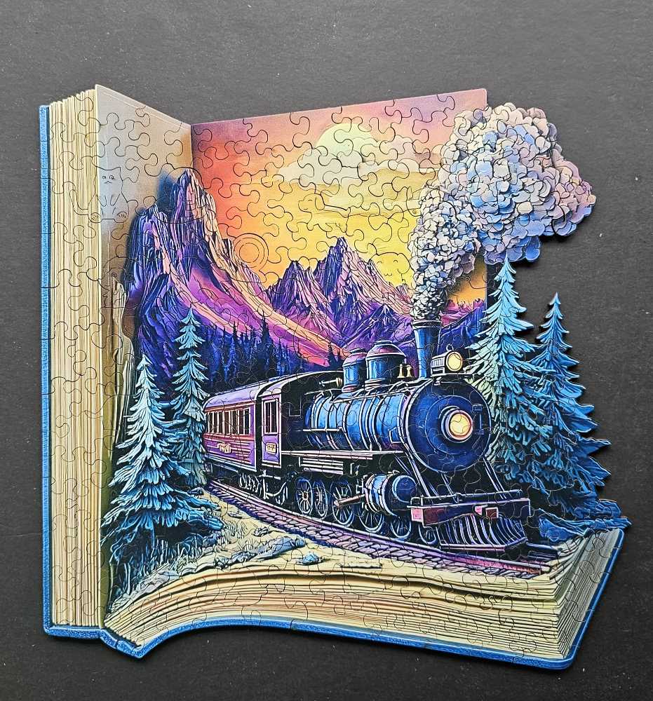 Book Galloping Train - Wooden Puzzle puzzle collectible - Main Image 2