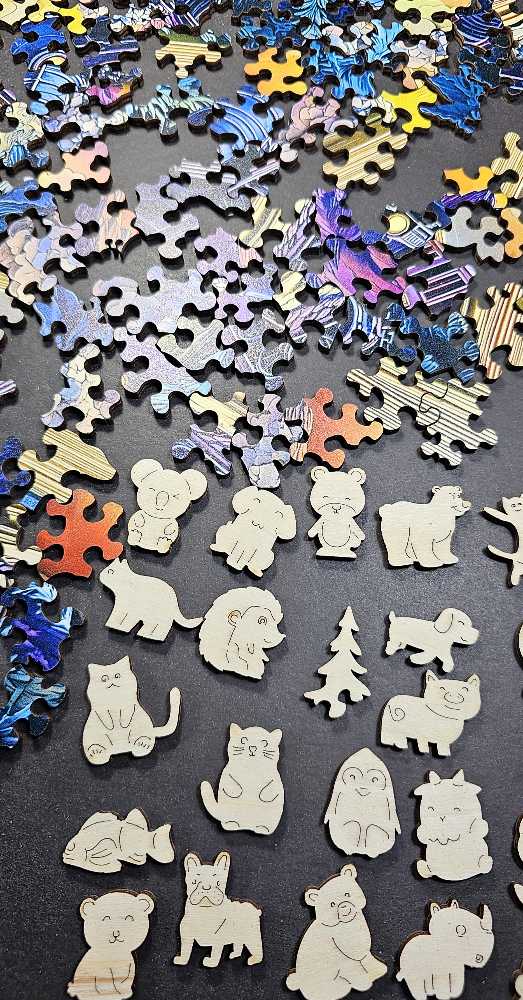 Book Galloping Train - Wooden Puzzle puzzle collectible - Main Image 4