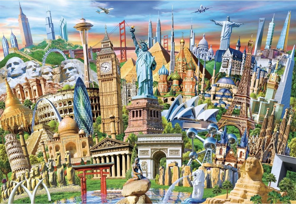 World Landmarks - Buffalo puzzle collectible [Barcode 079346021734] - Main Image 2