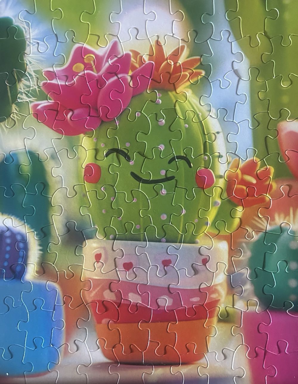 0228 Cra-Z-Art: Friendly Cactus - Craz-Z-Art puzzle collectible [Barcode 4895145425216] - Main Image 2