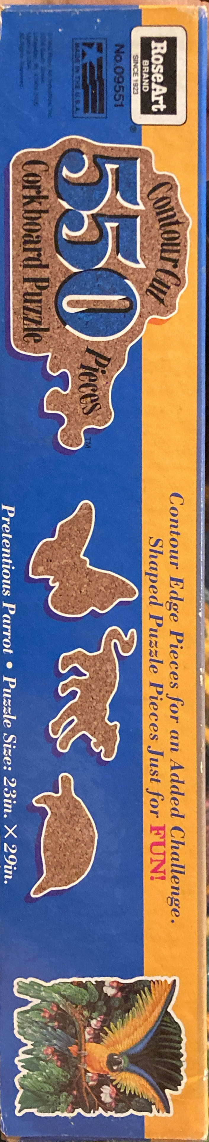 Pretentious Parrot - Rose Art Brand puzzle collectible [Barcode 072348095512] - Main Image 2