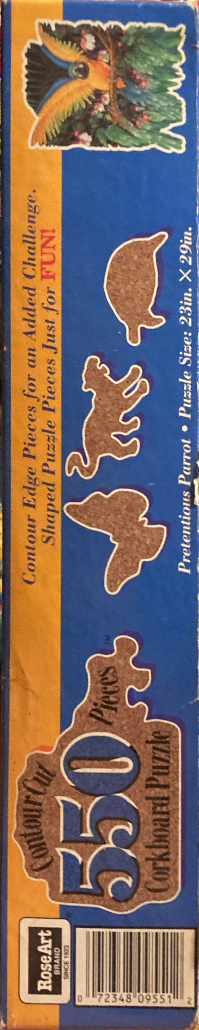 Pretentious Parrot - Rose Art Brand puzzle collectible [Barcode 072348095512] - Main Image 3
