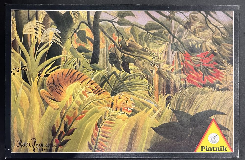 Tiger In A Tropical Storm - Piatnik puzzle collectible [Barcode 9001890564444] - Main Image 2