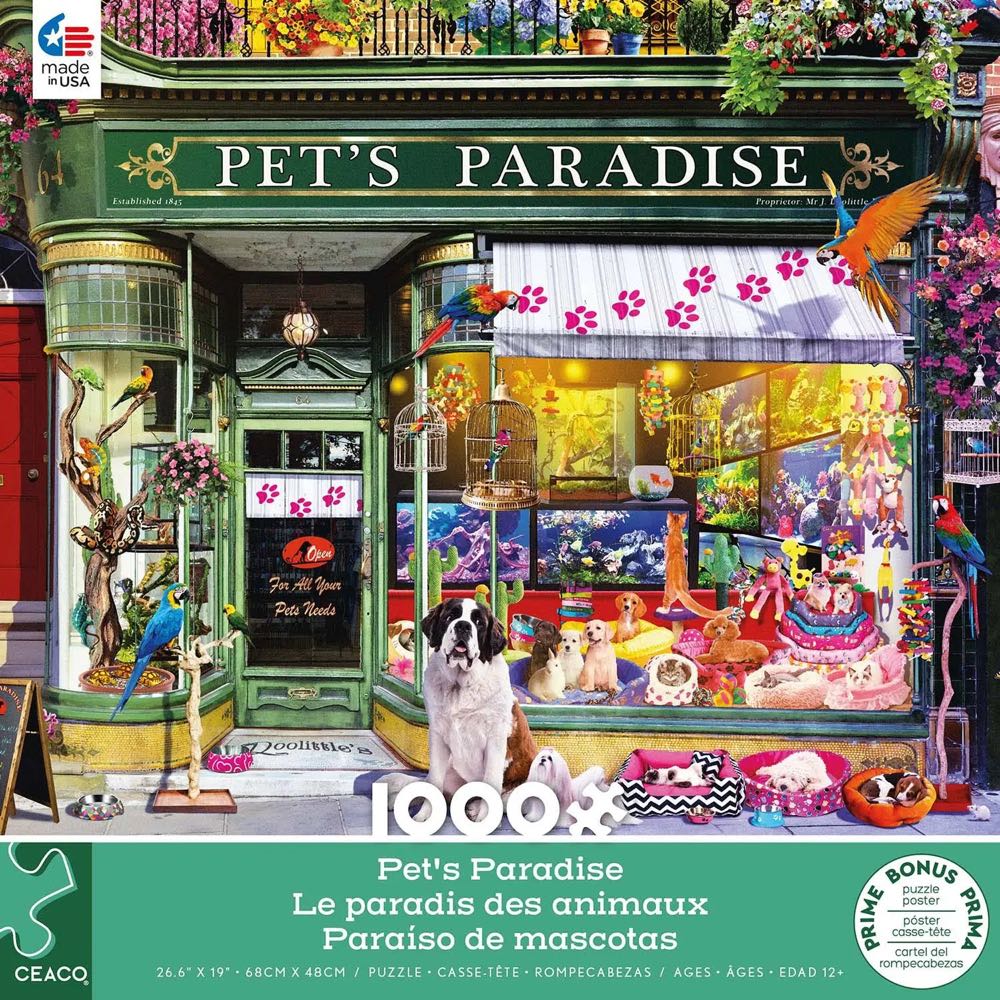 Pet’s Paradise - Ceaco puzzle collectible - Main Image 2