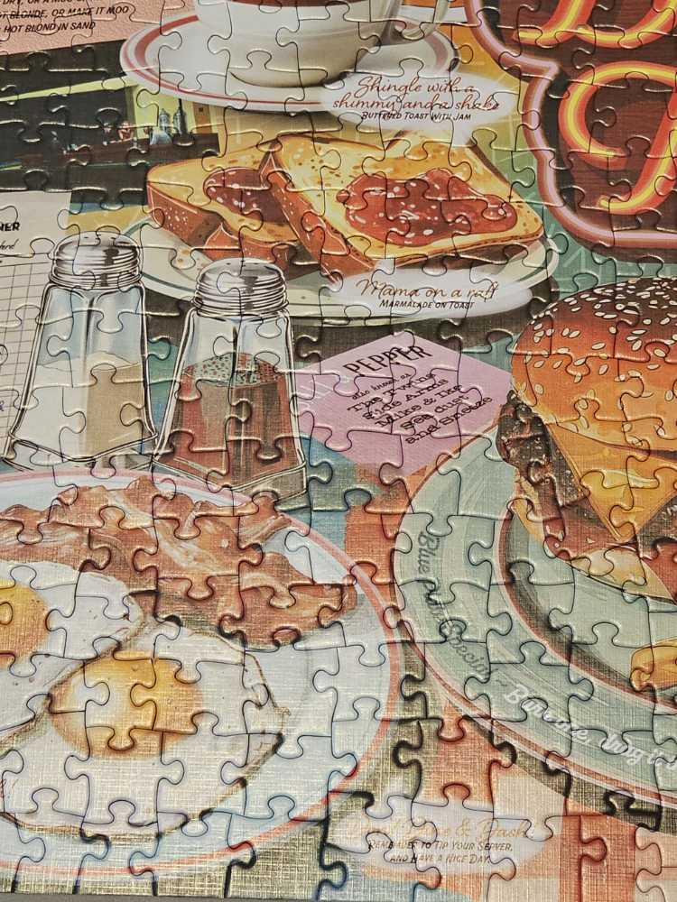 Diner Talk - Cobble Hill puzzle collectible [Barcode 625012451253] - Main Image 3