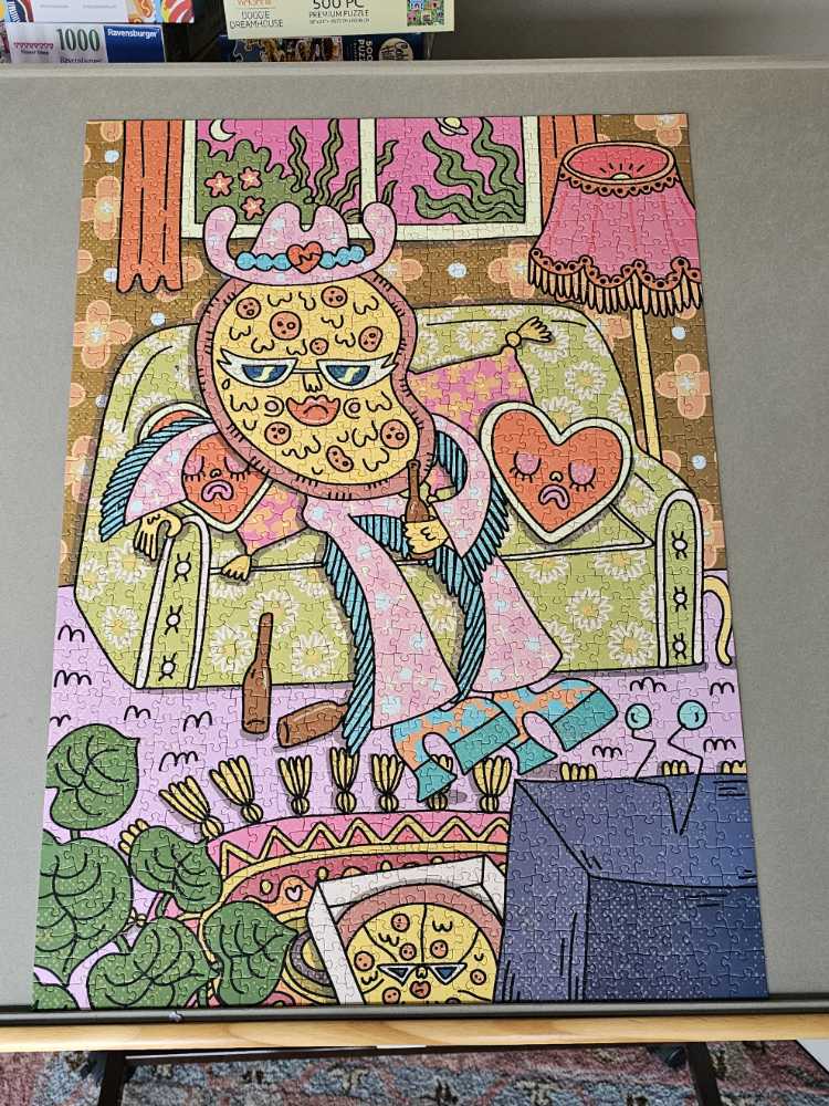 Pizza For One - Birdie Puzzles puzzle collectible [Barcode 850050355243] - Main Image 2