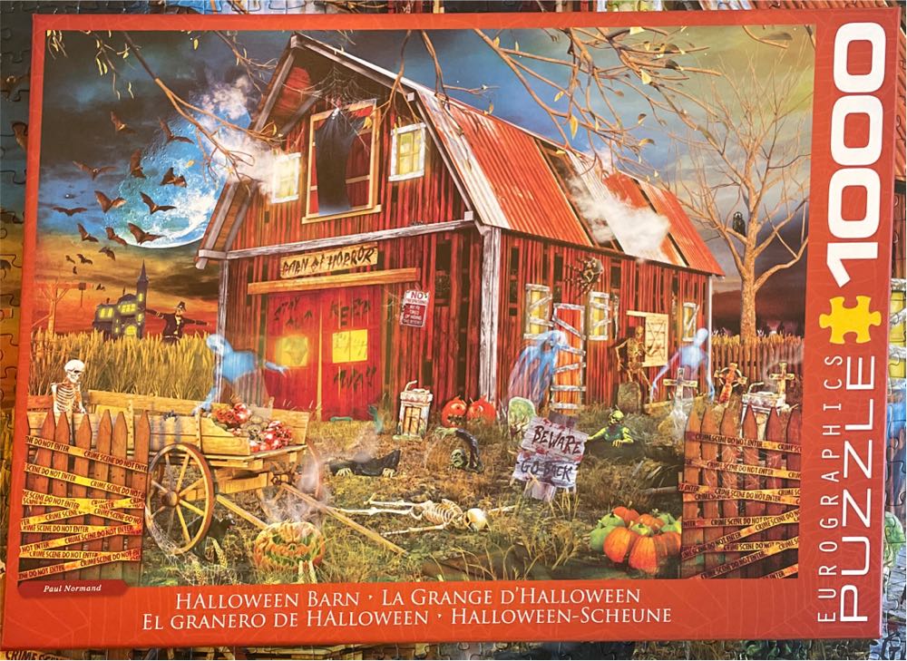Halloween Barn - EuroGraphics puzzle collectible [Barcode 628136656504] - Main Image 2