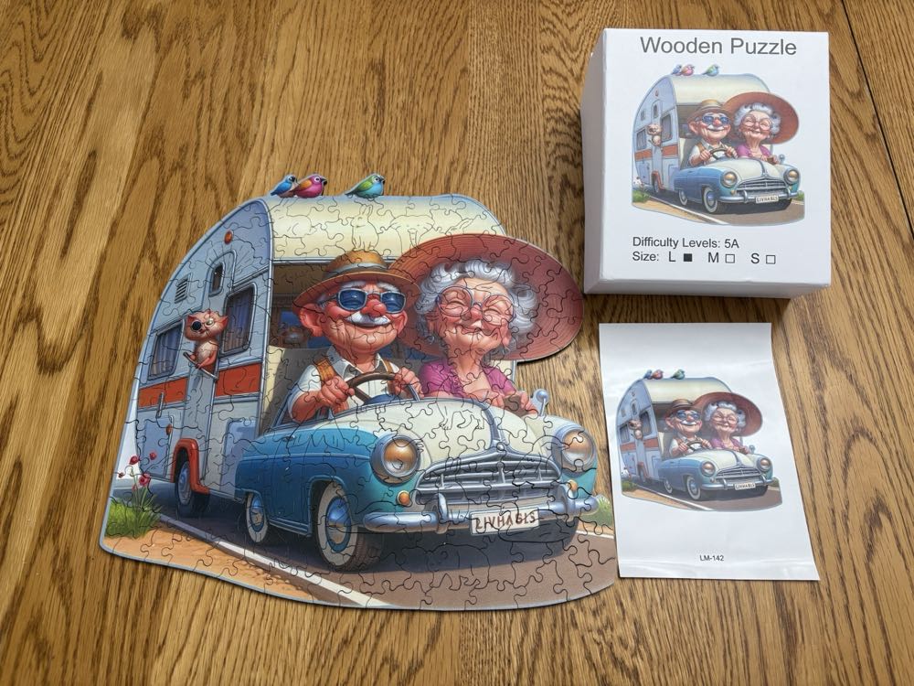 Wooden Grandparents RV Experience - Wooden Puzzle puzzle collectible - Main Image 2