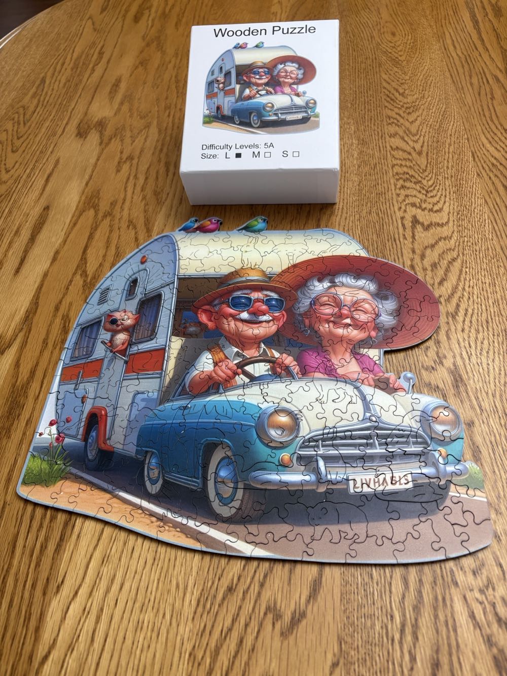 Wooden Grandparents RV Experience - Wooden Puzzle puzzle collectible - Main Image 3