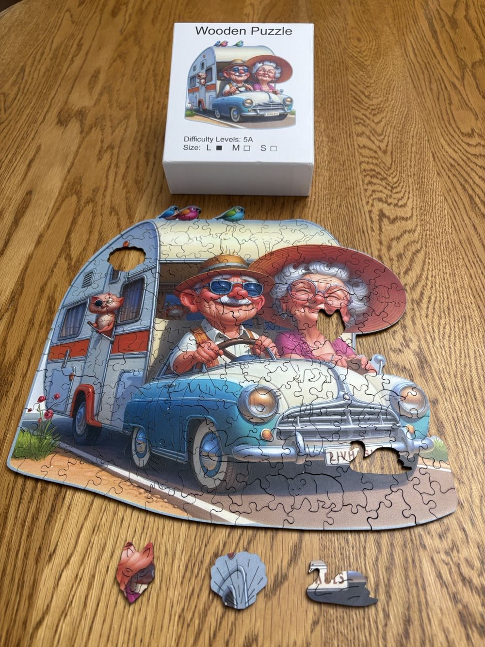 Wooden Grandparents RV Experience - Wooden Puzzle puzzle collectible - Main Image 4