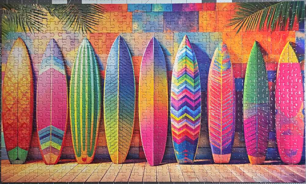 Colorful Surfboards - Puzzlebug / Cra-Z-Art puzzle collectible [Barcode 4895145425209] - Main Image 2