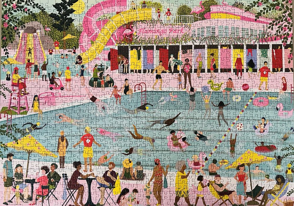 Flamingo Park - DONE - Ravensburger puzzle collectible - Main Image 2