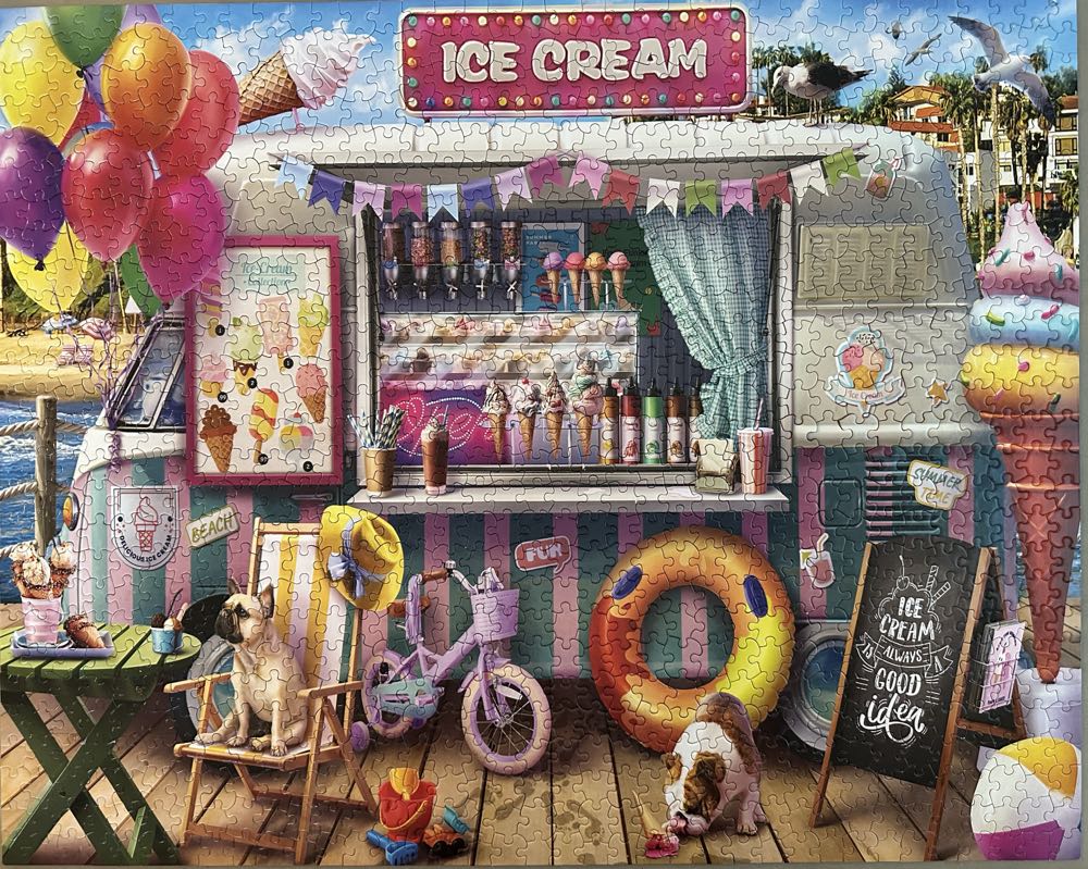 Ice Cream Van - SOLD - White Mountain puzzle collectible - Main Image 2