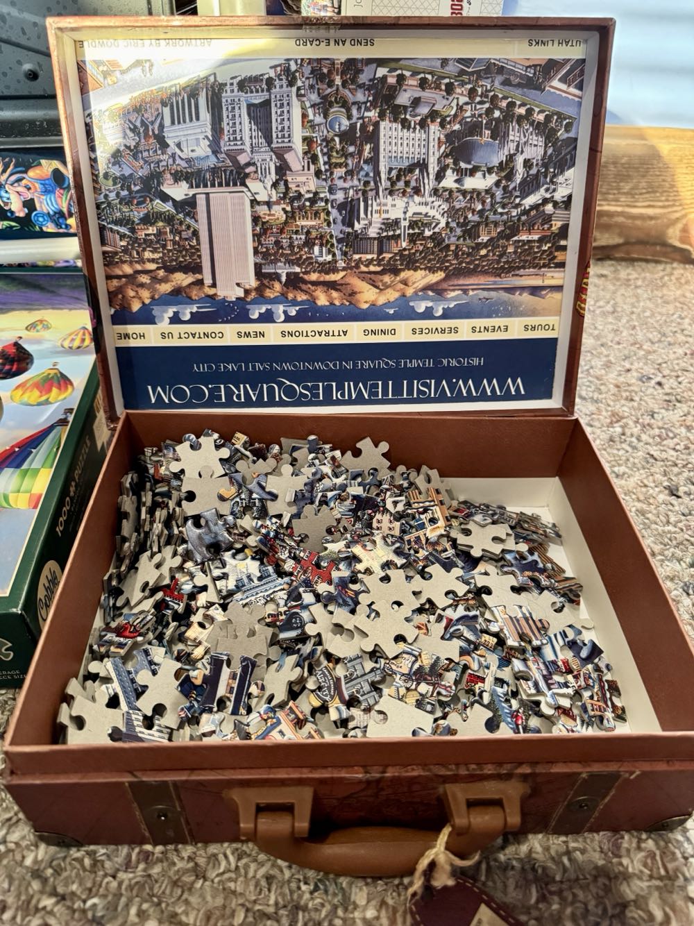 Salt Lake Winter (UV) NFT - Dowdle puzzle collectible - Main Image 2