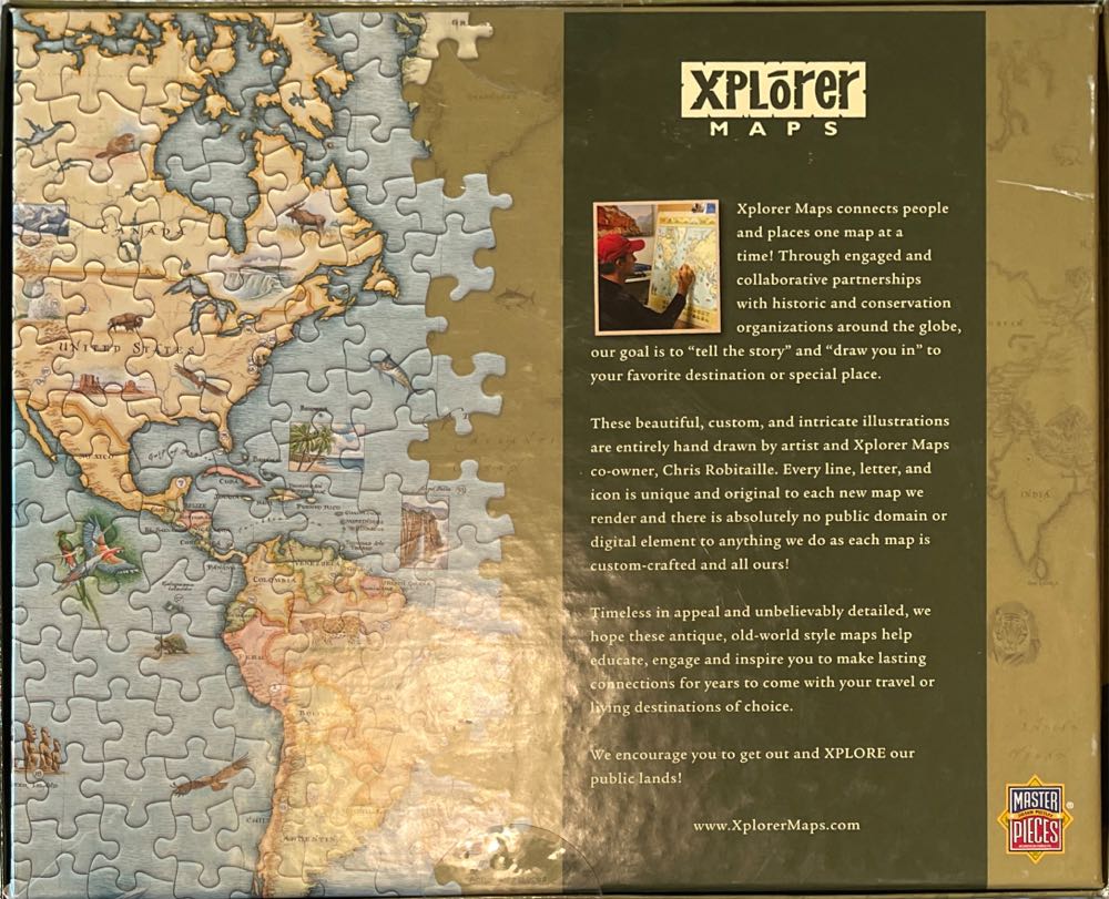 Glacier National Park - Masterpices Puzzle Co. puzzle collectible [Barcode 705988717048] - Main Image 2