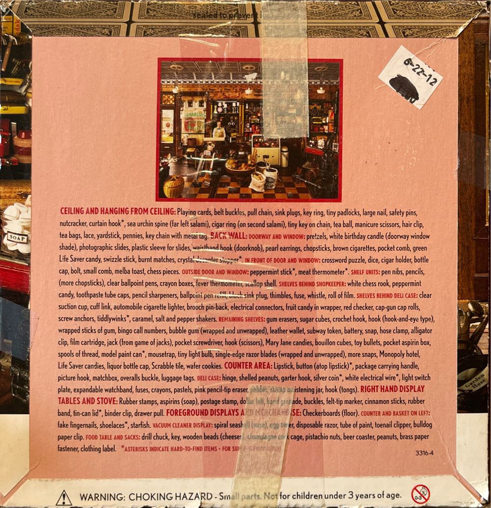 Can You Find? General Store - Ceaco puzzle collectible [Barcode 021081033169] - Main Image 2