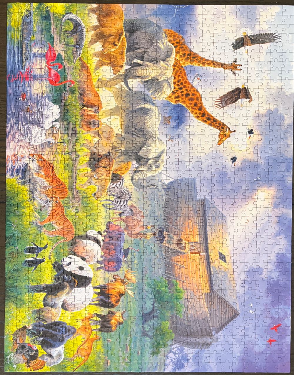 Noah’s Ark - Rose Art puzzle collectible [Barcode 4895145427029] - Main Image 2