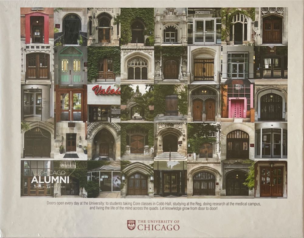 The University Of Chicago Use Chicago Doors  - Puzzles Plus, Inc puzzle collectible - Main Image 2