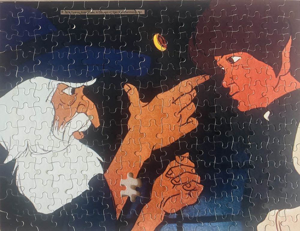 0201 Whitman: The Lord Of The Rings - Gandalf, Frodo & The Ring - Whitman puzzle collectible - Main Image 2