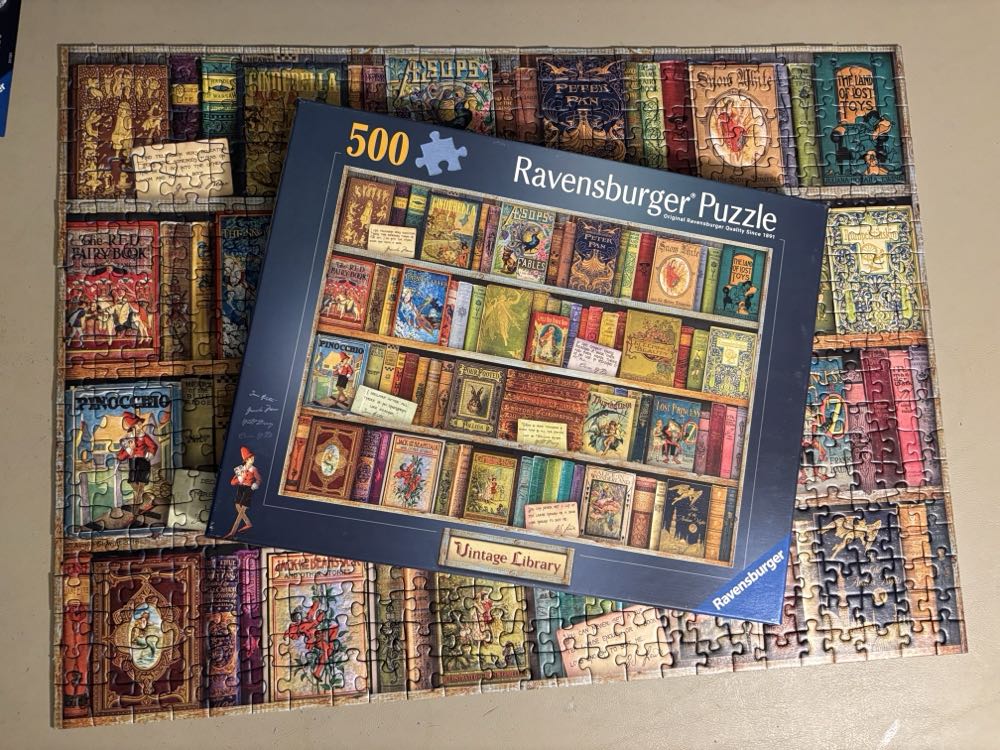 Vintage Library - Ravensburger puzzle collectible [Barcode 4005555005070] - Main Image 3
