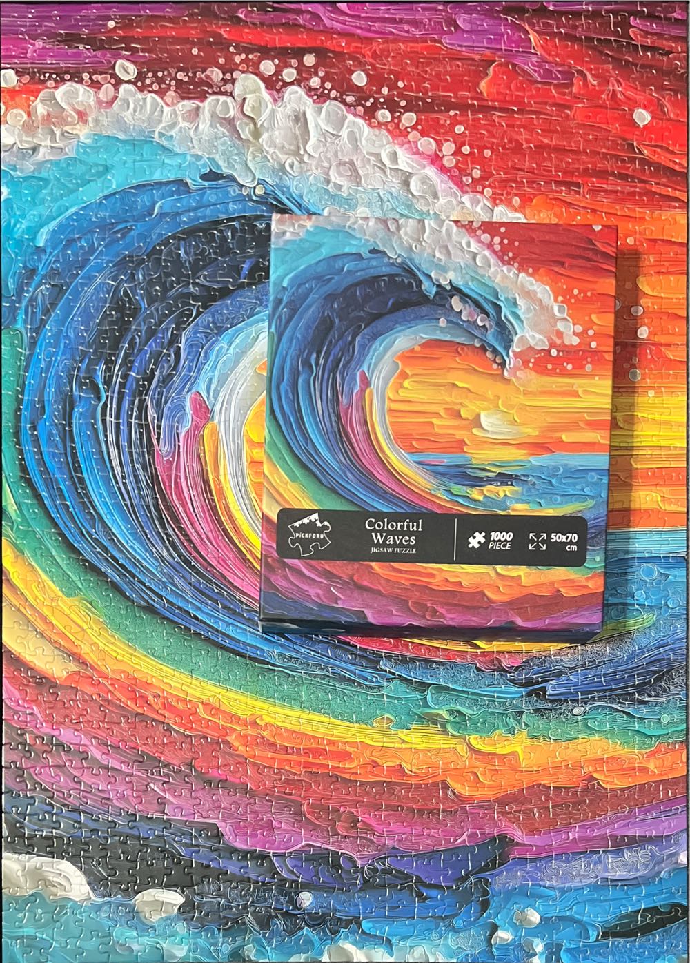 Colorful Waves - Pickforu puzzle collectible - Main Image 3