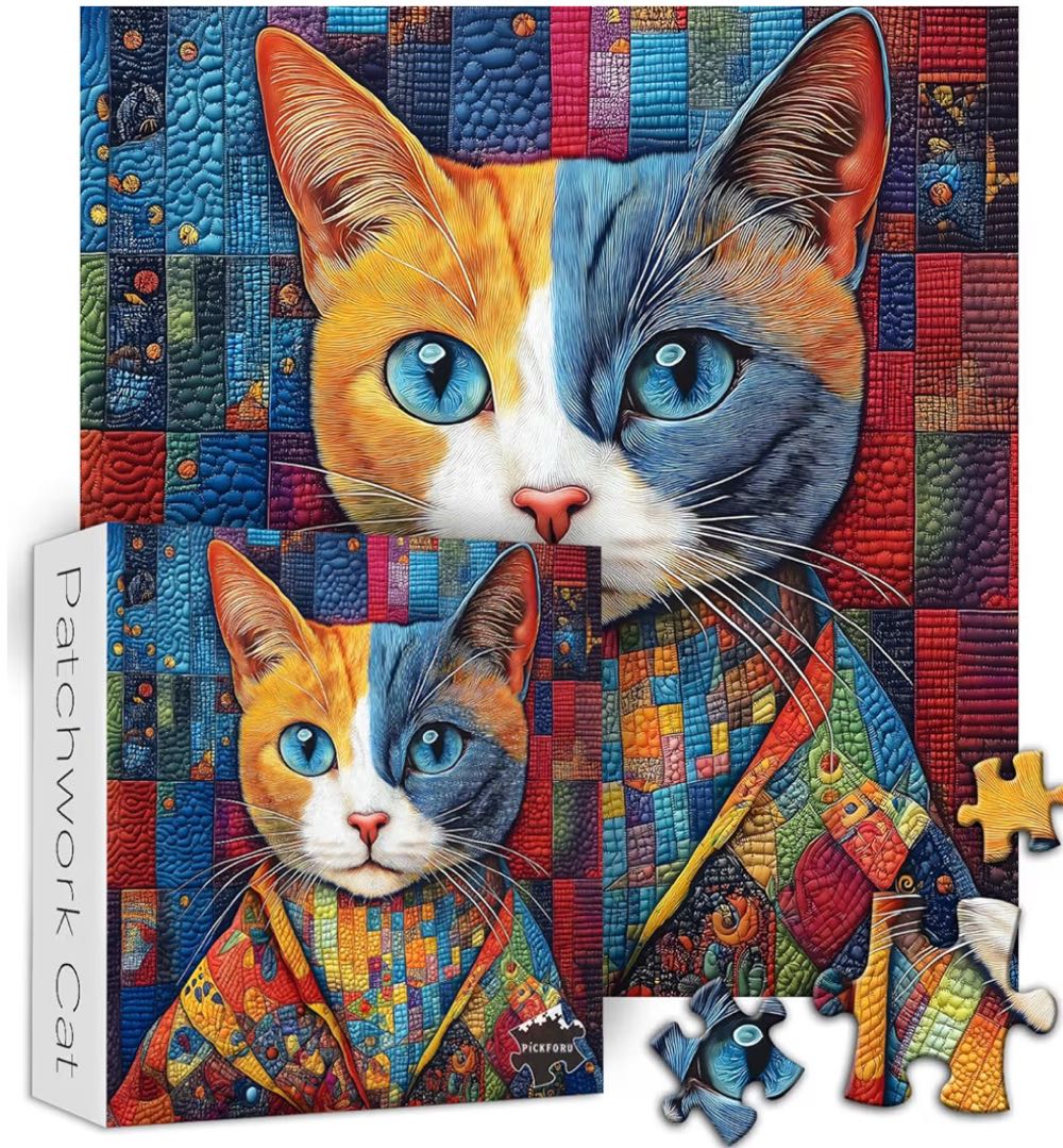 Patchwork Cat - Pickforu puzzle collectible - Main Image 2