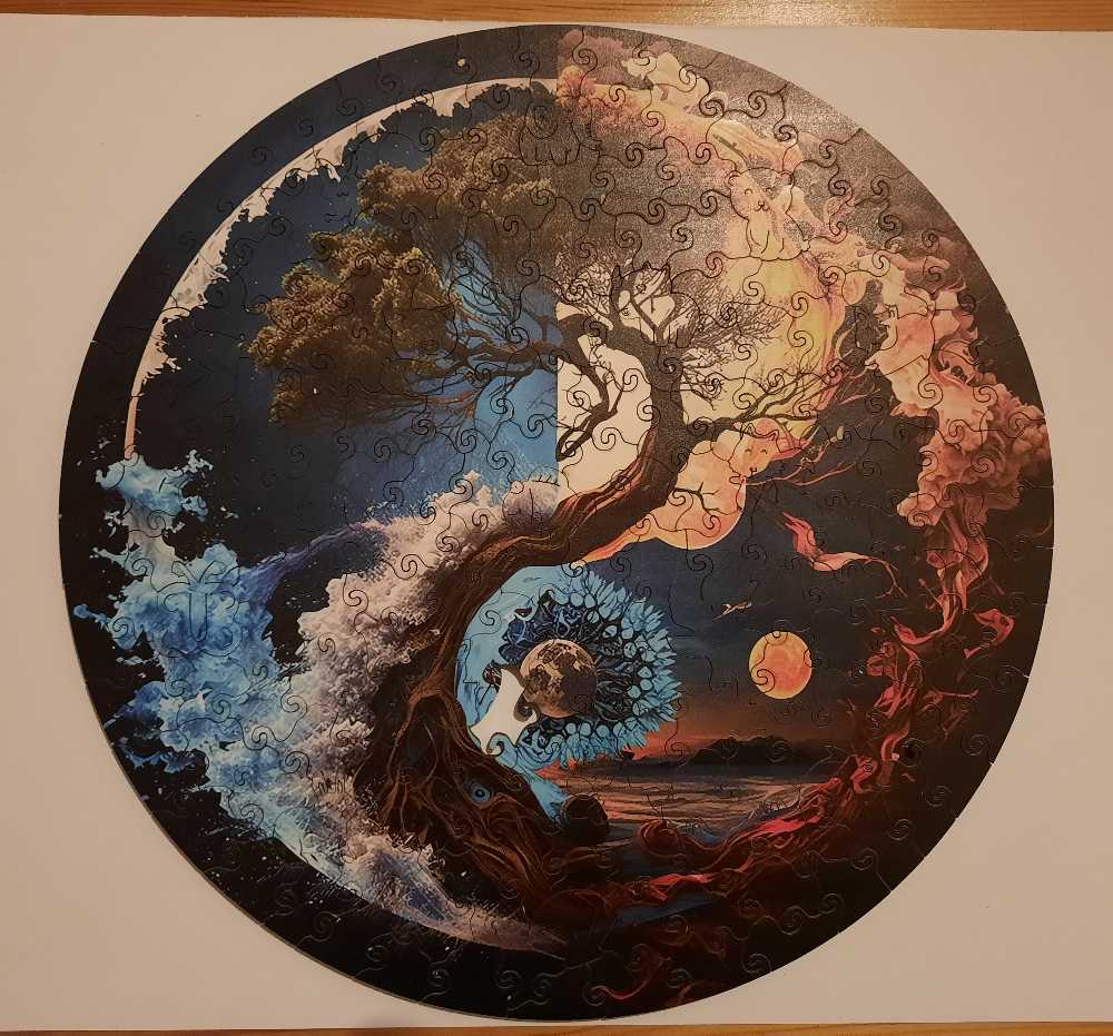 Tree YinYang  puzzle collectible - Main Image 2