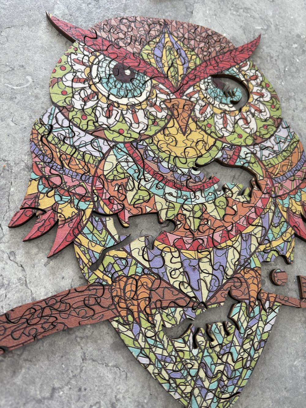 Wooden Owl - Chinese puzzle collectible - Main Image 3