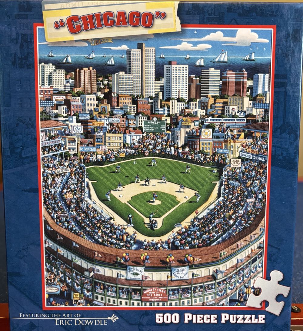 Wrigley Field  puzzle collectible [Barcode 705988400988] - Main Image 2