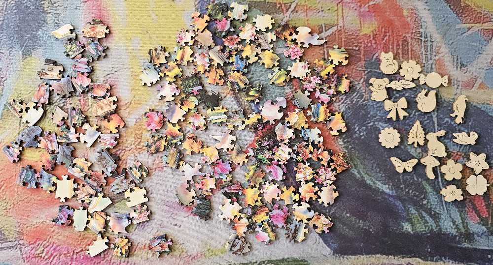 Wooden Mountain Flower Vase - Wooden Puzzle puzzle collectible - Main Image 4