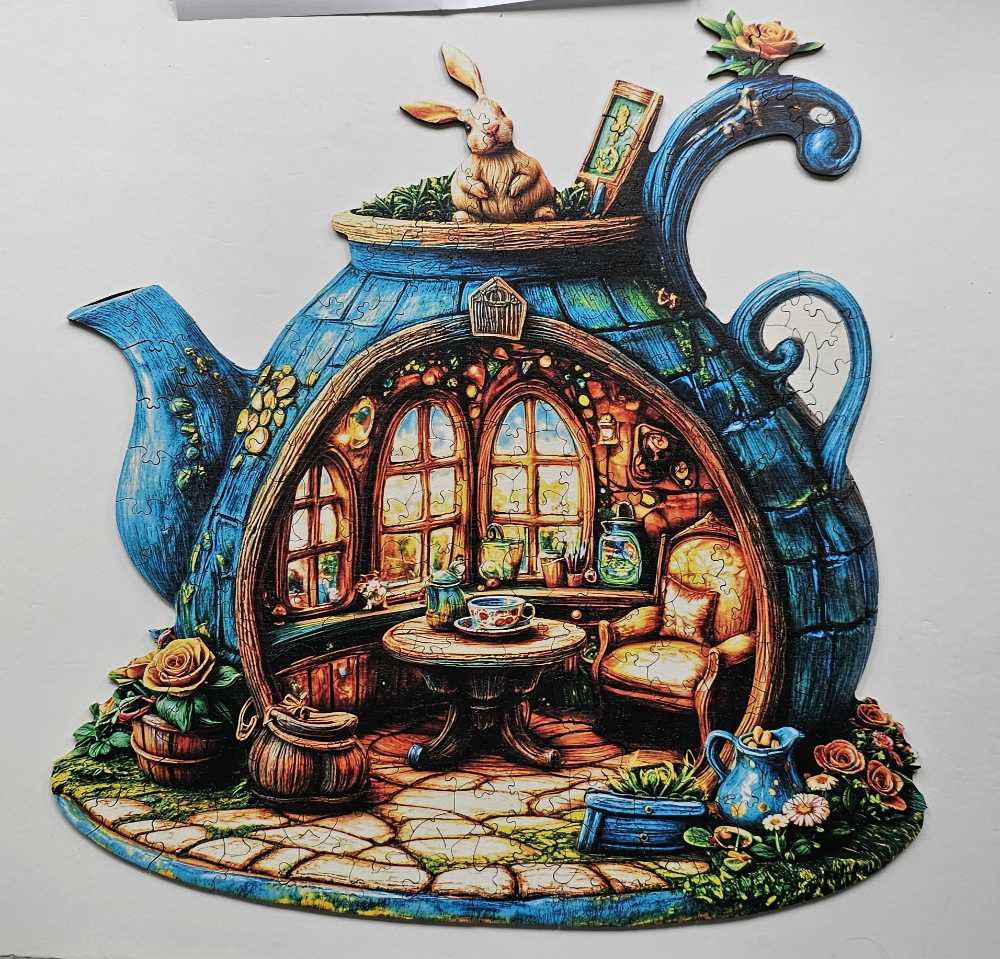 The Wooden Kettle In The Small Wooden House  - Wooden Puzzle puzzle collectible - Main Image 2