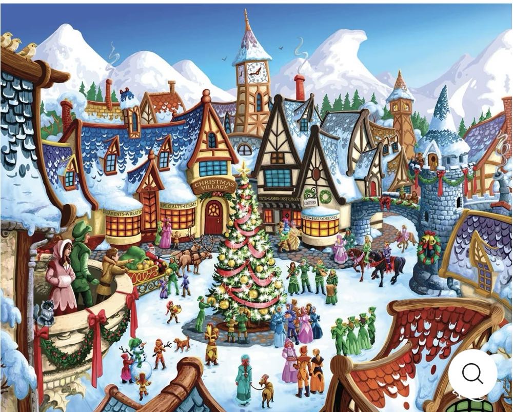 Christmas Village Annie H  - Boardwalk puzzle collectible [Barcode 671095006729] - Main Image 2
